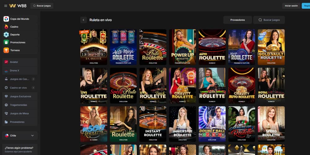 W88 casino juegos